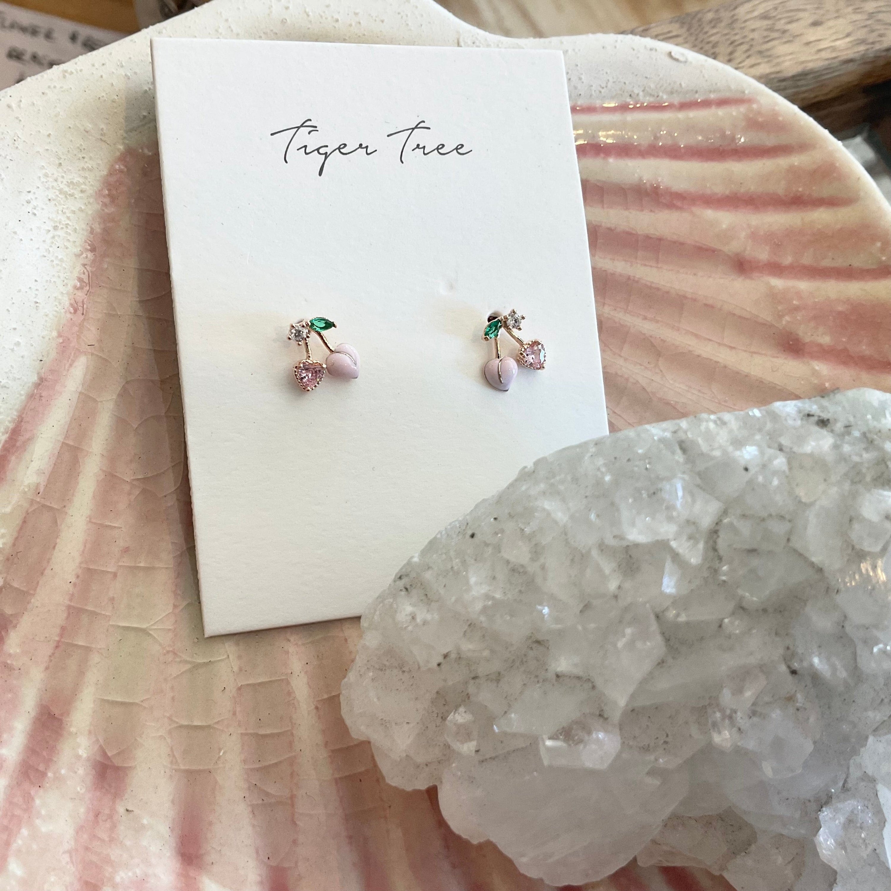 Cutest  studs Cherry LittleLintons