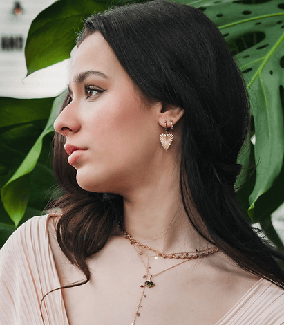 Deco Heart Hoops LittleLintons