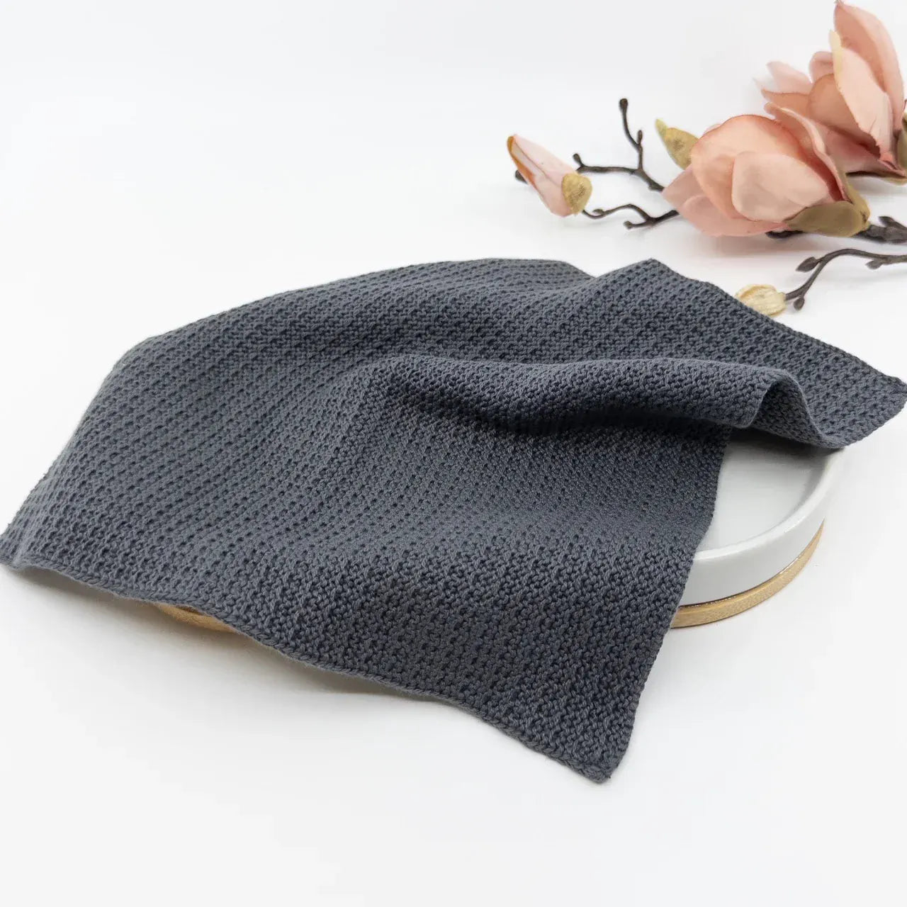 Ecovask face cloths Graphite LittleLintons