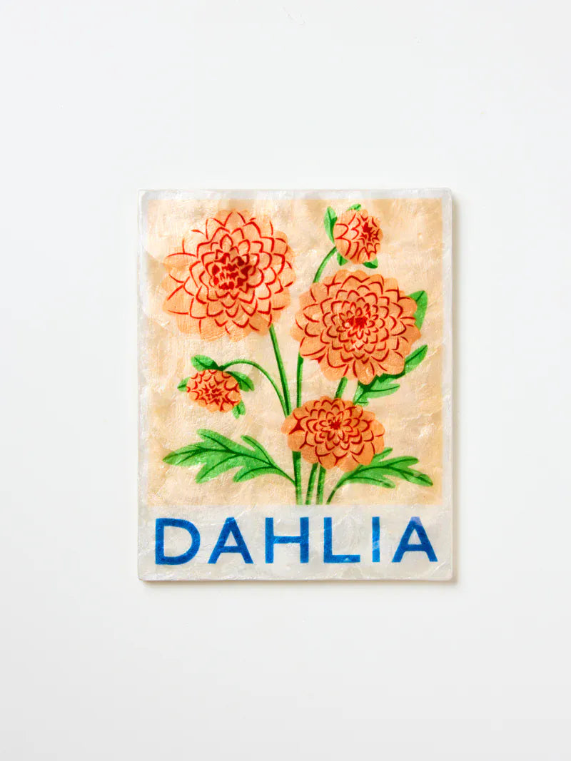Dahlia wall hanger