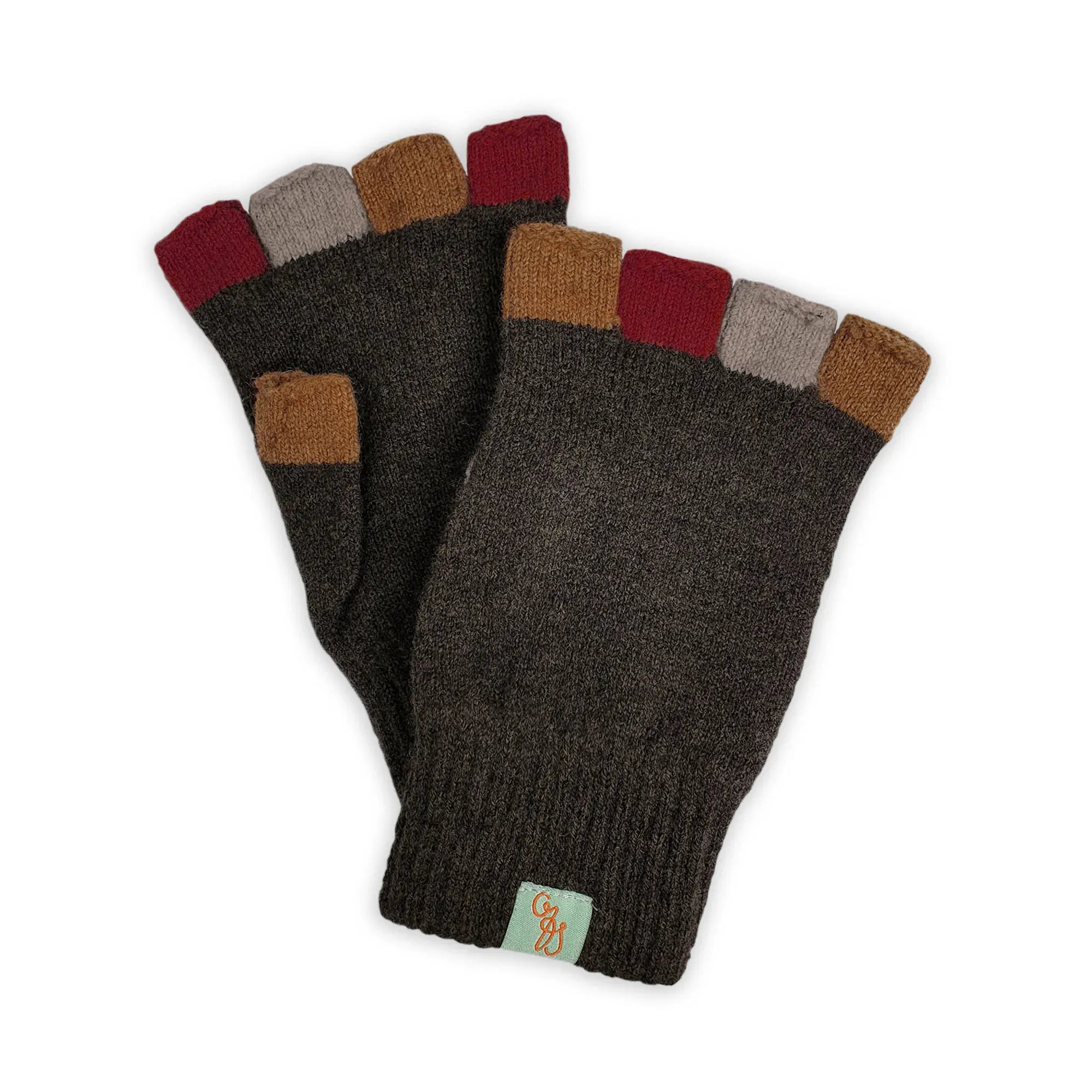 Fingerless gloves Acorn multi LittleLintons