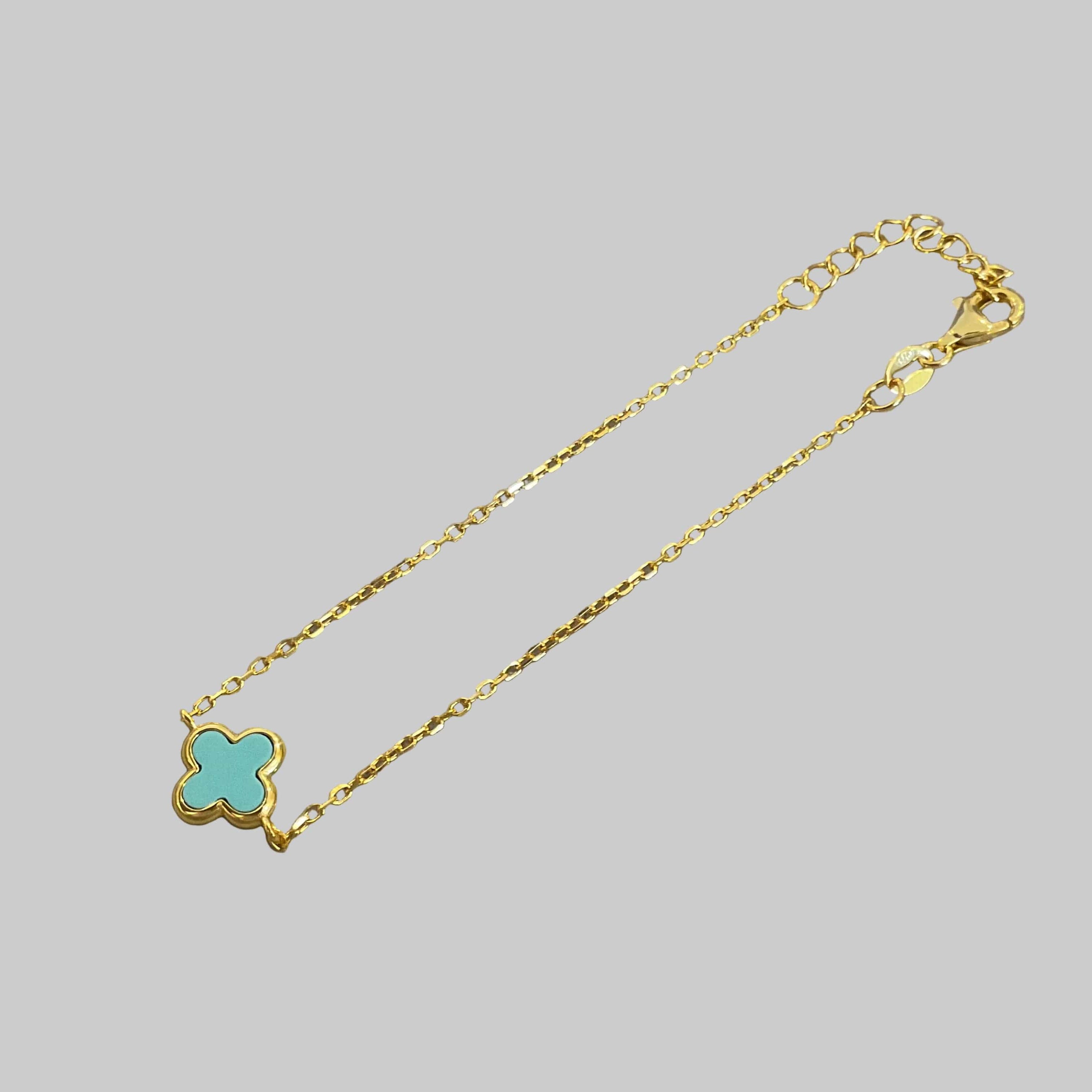 Clover bracelet Aqua LittleLintons