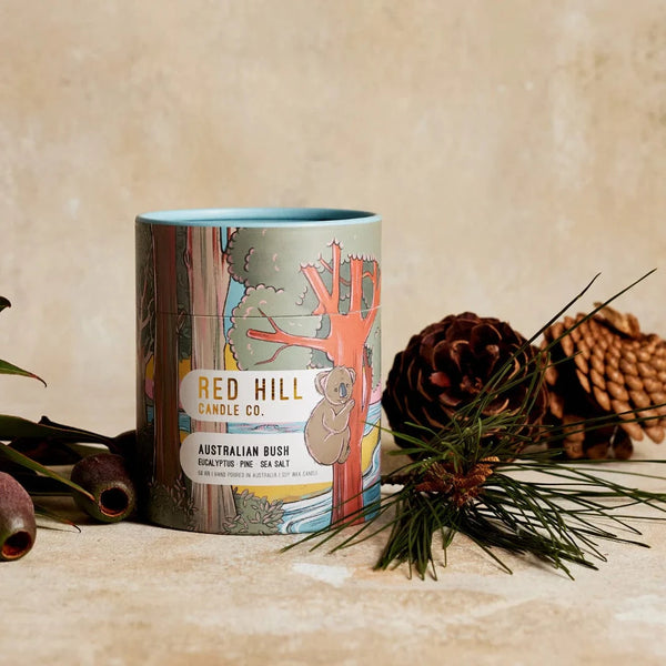 Red hill large Australiana candles Australian bush LittleLintons