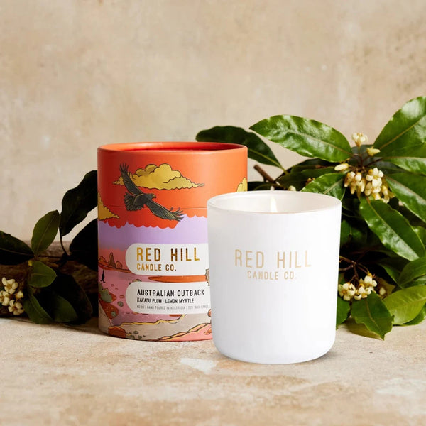 Red hill large Australiana candles Australian outback LittleLintons