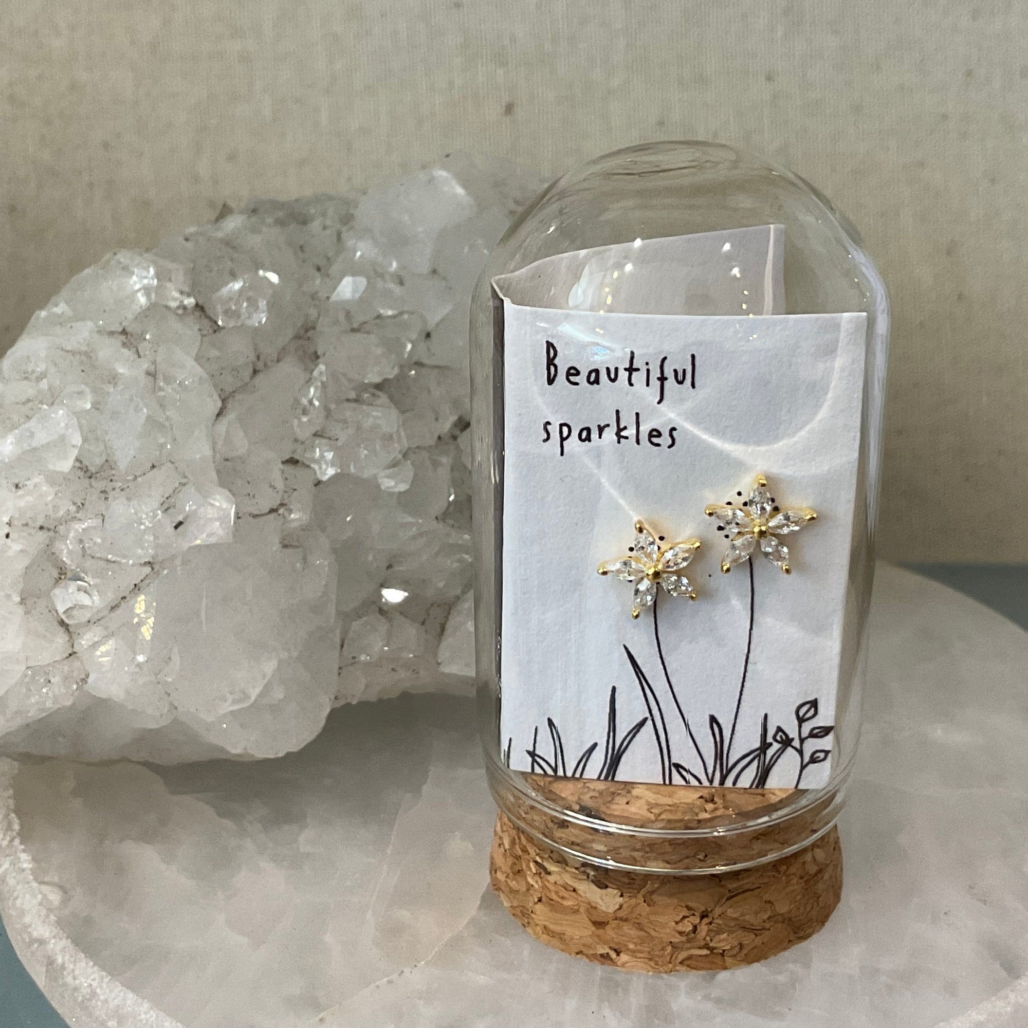 Bottled studs Beautiful sparkles LittleLintons