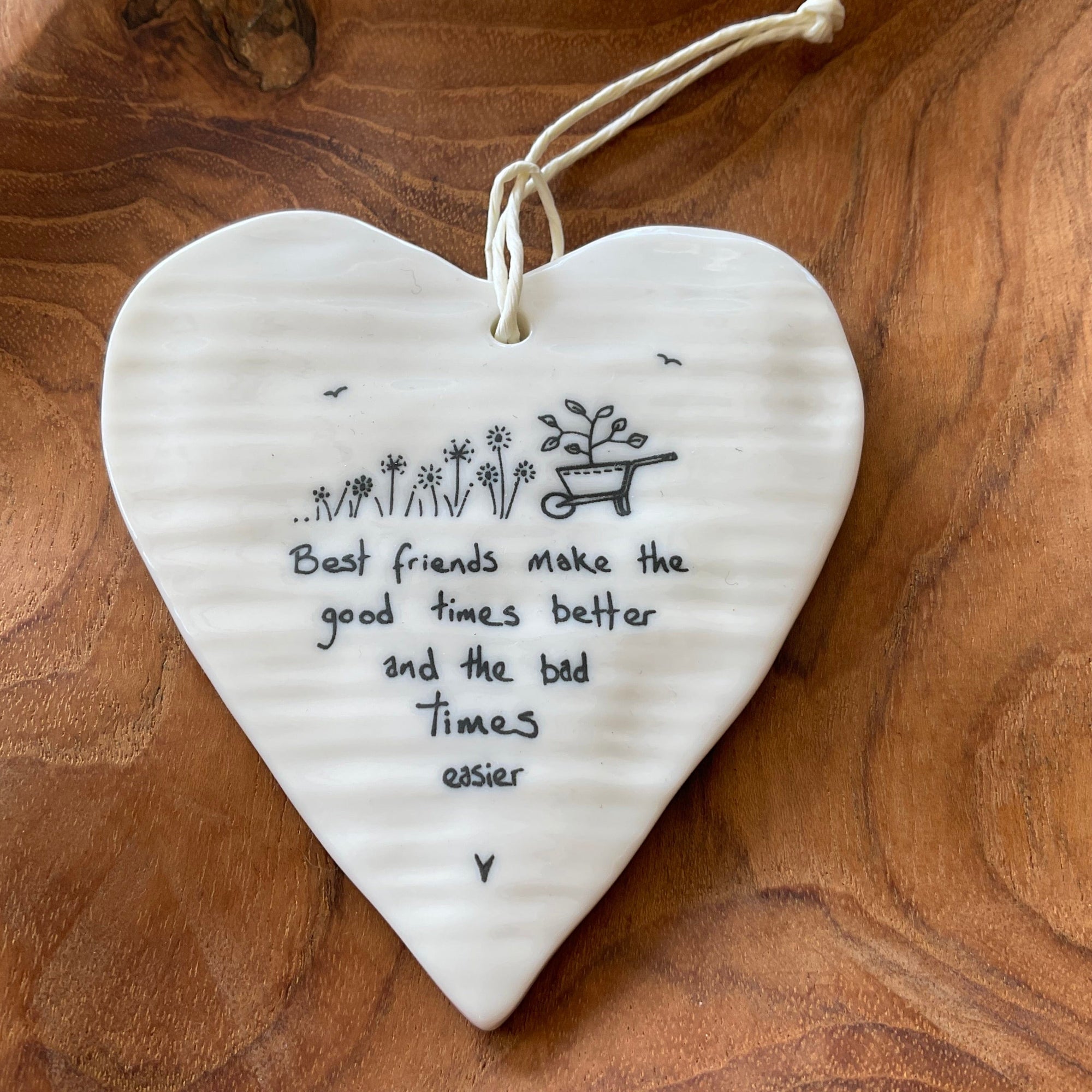 Message hanging decoration Best friends LittleLintons