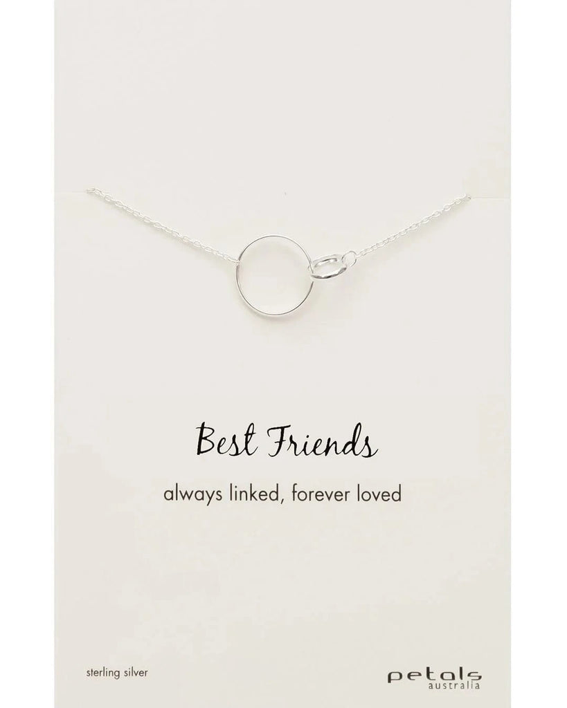 Blessed with love friends necklaces Best friends silver LittleLintons