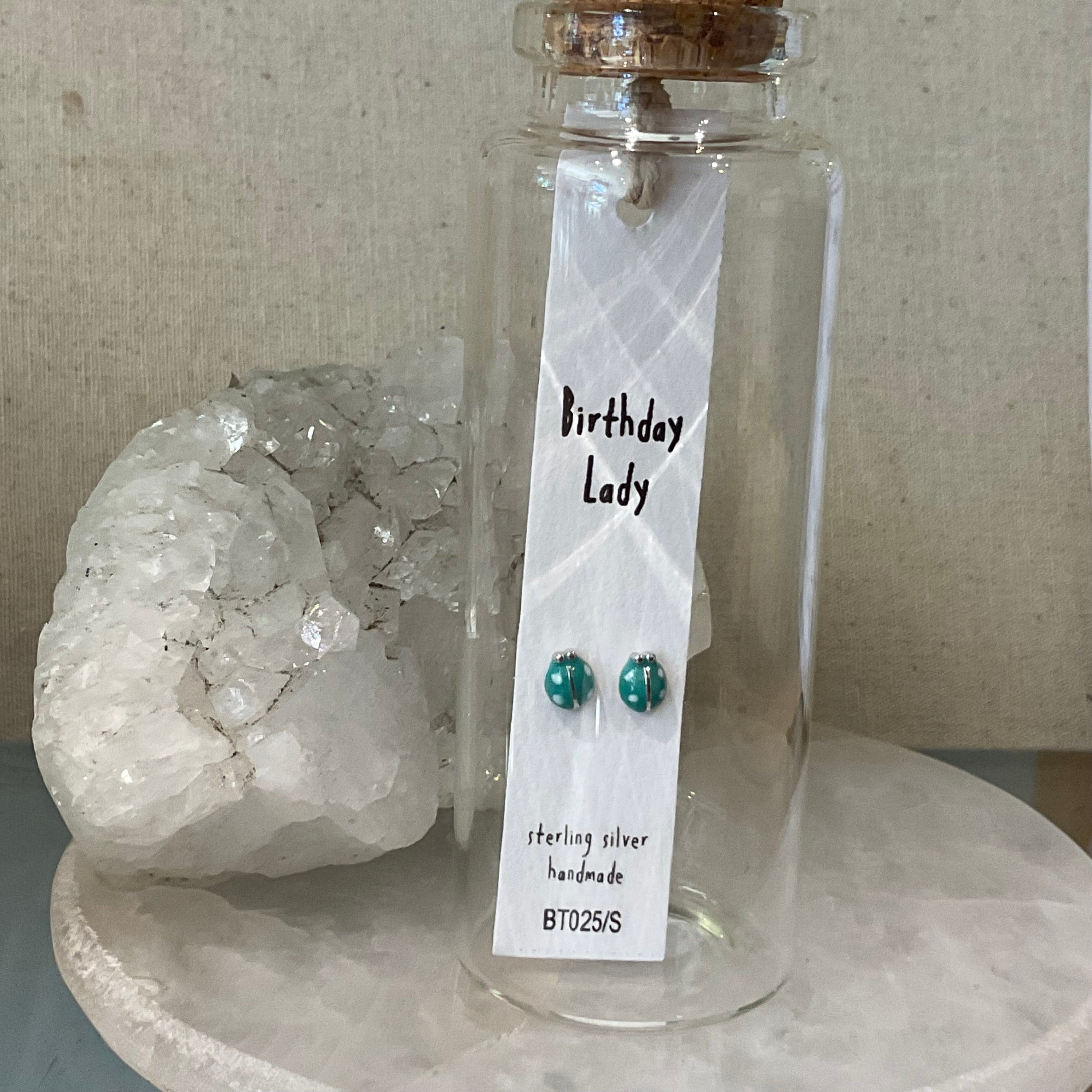 Bottled studs Birthday lady LittleLintons