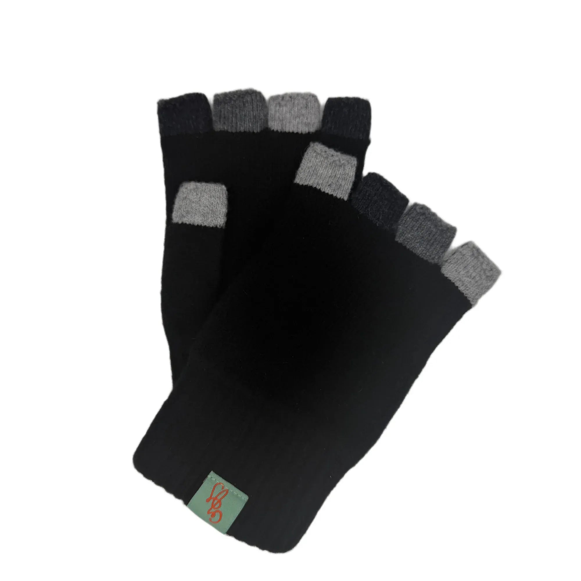 Fingerless gloves Black LittleLintons