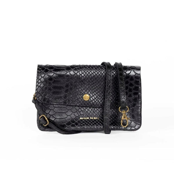Maison Fanli Cross body clutch black LittleLintons