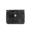 Maison python leather purse Black LittleLintons