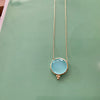 Gemstone  Necklace Blue chalcedony LittleLintons