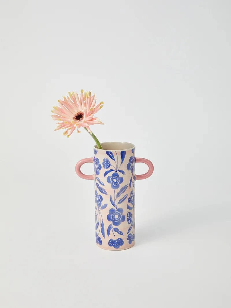 Jones co Griffe vase Blue floral LittleLintons