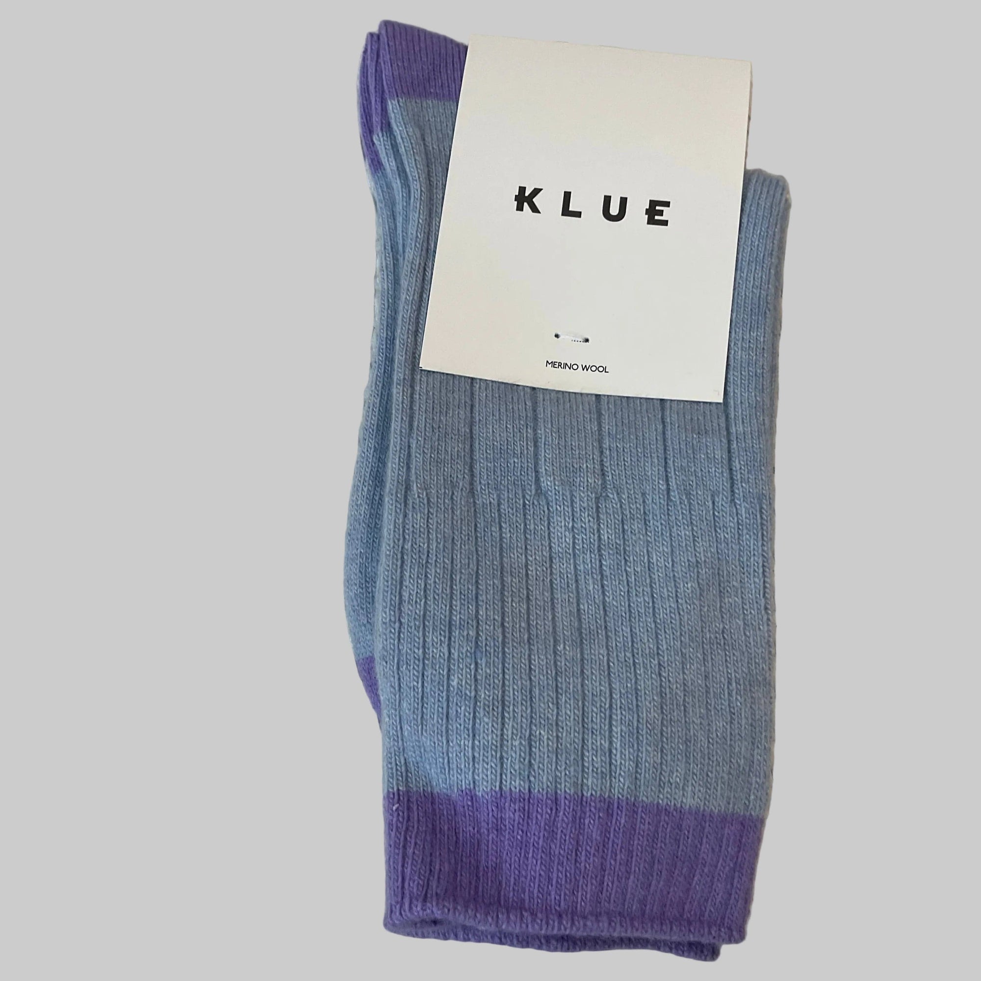 Merino socks Blue/Lavender LittleLintons