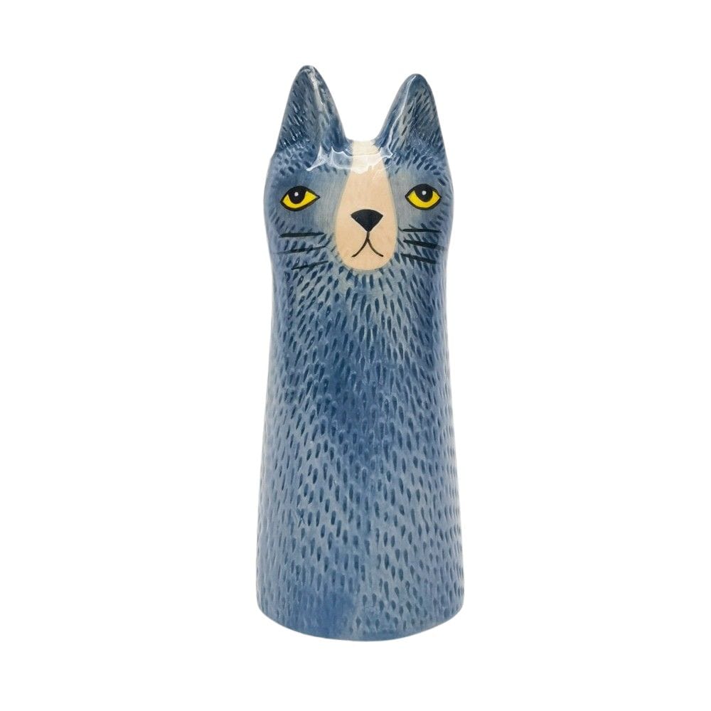 Bailey cat vases Blue LittleLintons