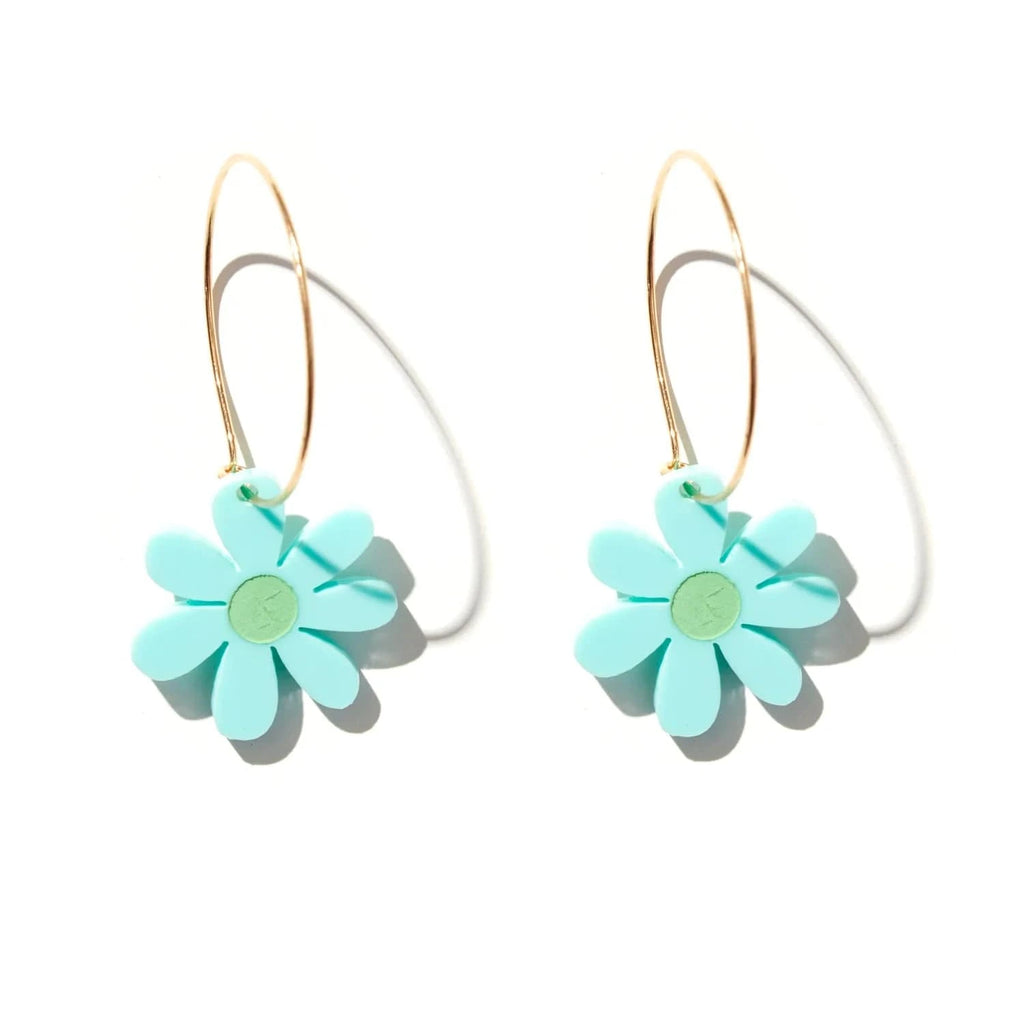 Emeldo daisies hoops Blue LittleLintons