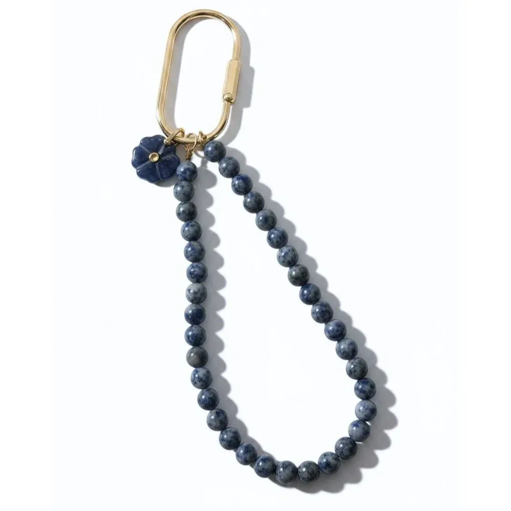 Gemstone keyring Blue LittleLintons