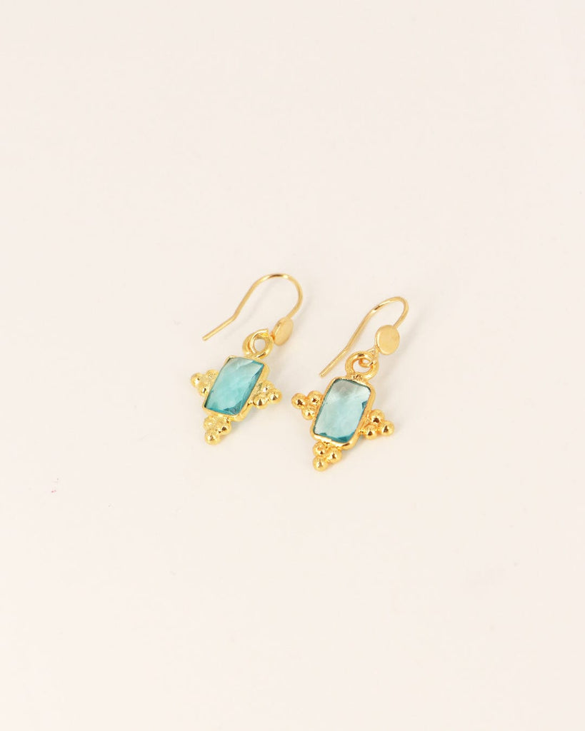 Indila earrings Blue topaz LittleLintons