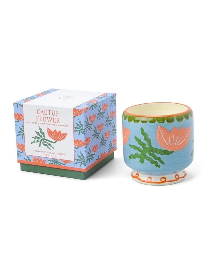 Paddywax Candle Cactus flower LittleLintons