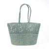 Romy Tote Celadon & gold LittleLintons