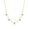 Loulou french necklace Chalcedony LittleLintons