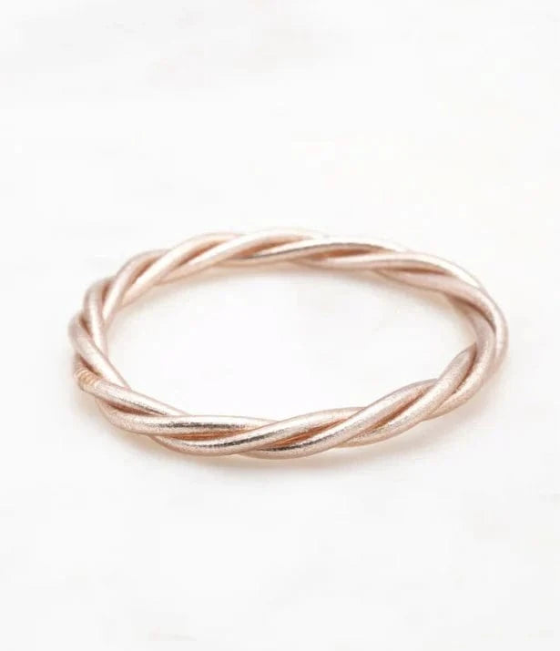 The authentic Buddhist bangles Champagne twist M LittleLintons