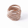 The authentic Buddhist bangles Champagne weave M LittleLintons