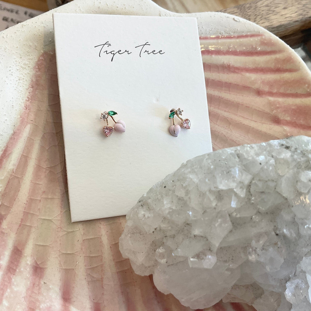 Cutest  studs Cherry LittleLintons
