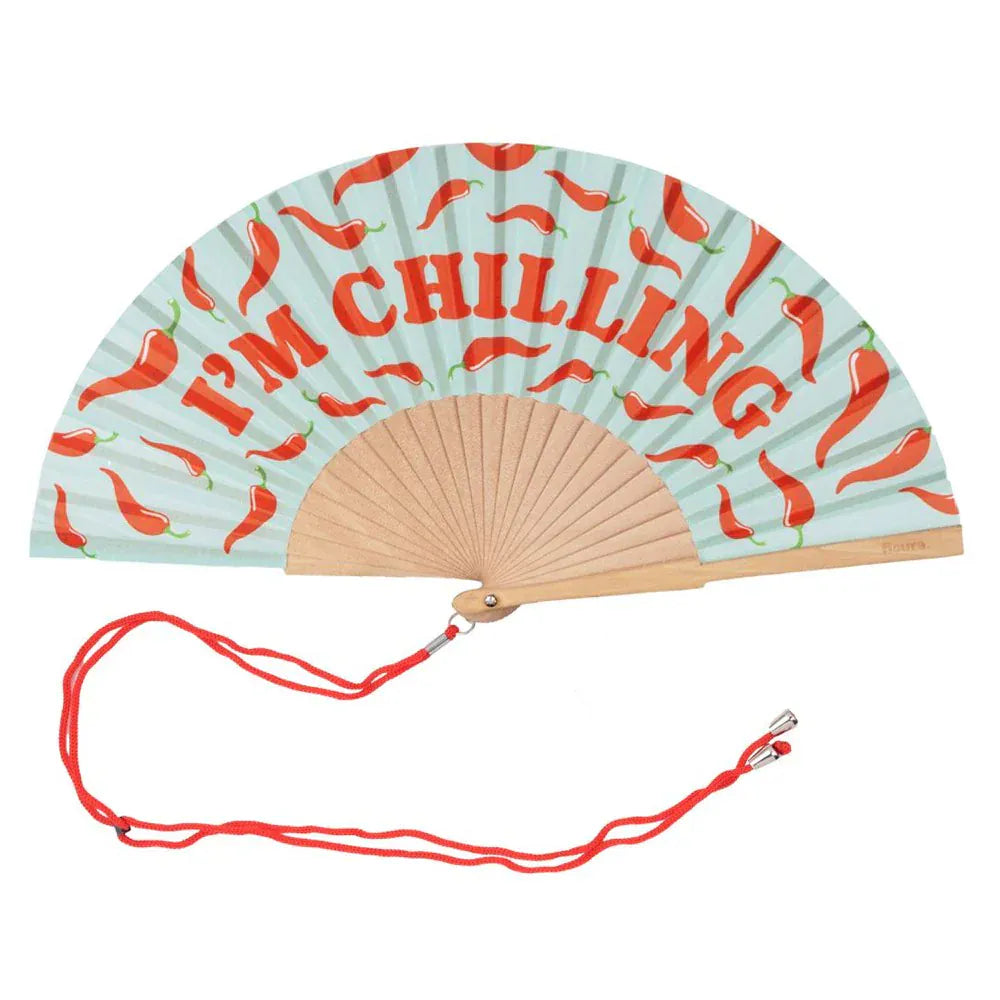 Hand fan Chillin French bazaar