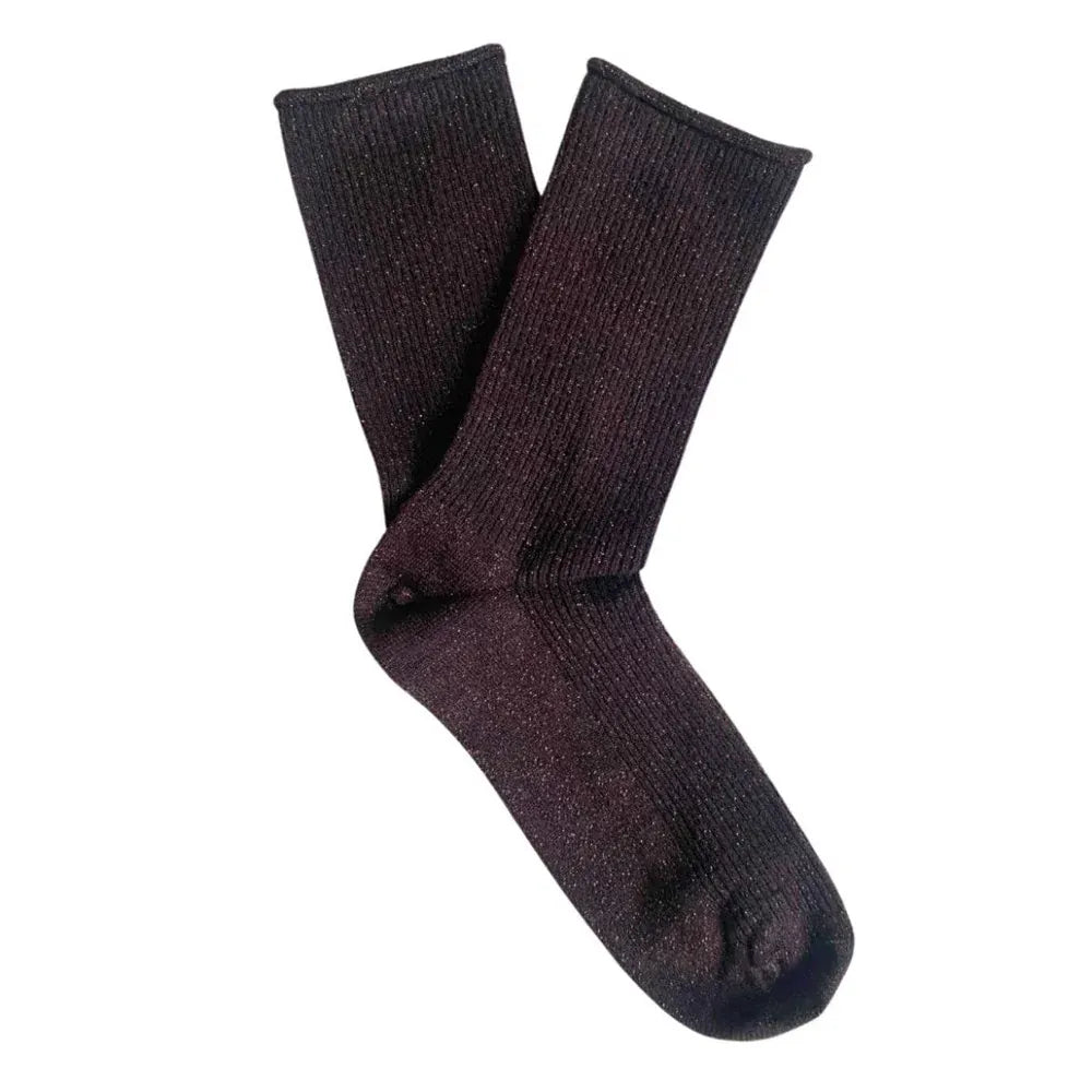 Glitter socks Chocolate LittleLintons