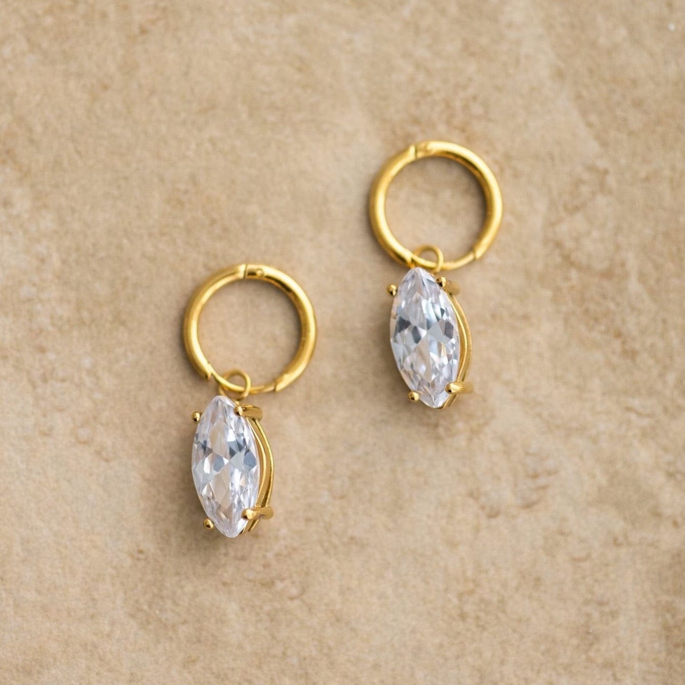 Reef earrings Clear LittleLintons