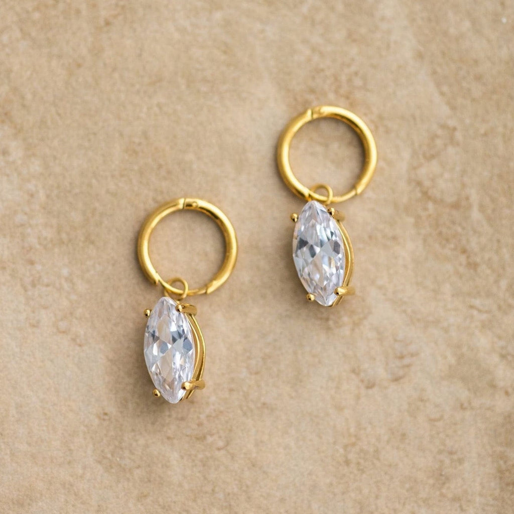 Reef earrings Clear LittleLintons