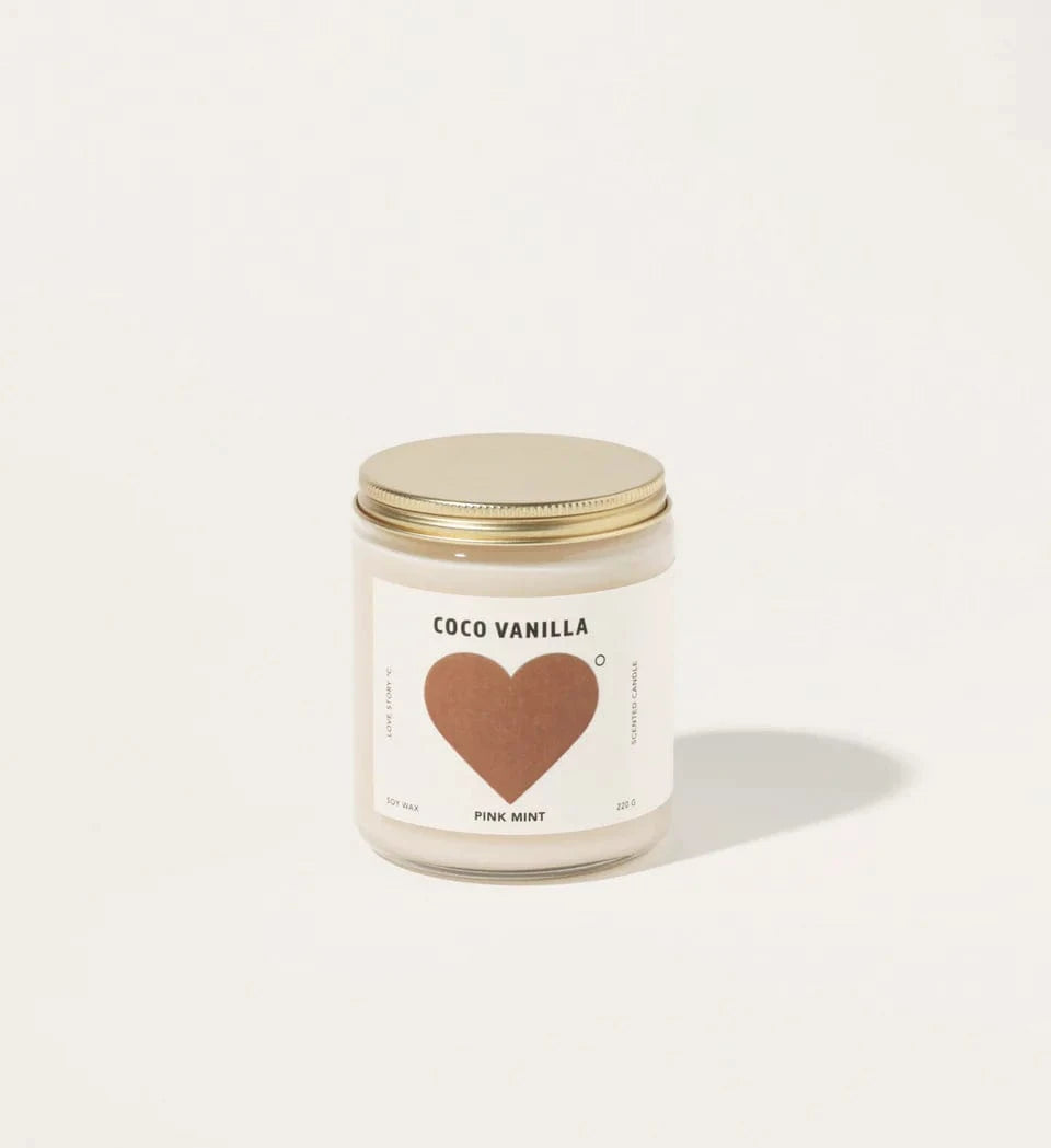 Pink mint Candles Coco vanilla LittleLintons