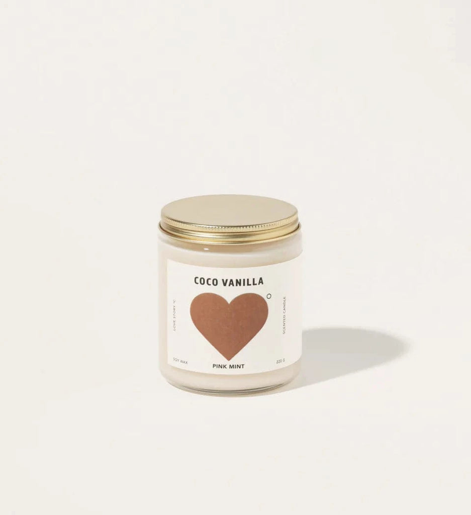 Pink mint Candles Coco vanilla LittleLintons