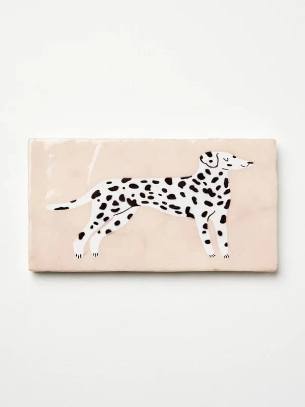 Dog tile hanger Dalmatian LittleLintons