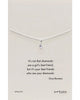 Blessed with love friends necklaces diamond friend silver LittleLintons
