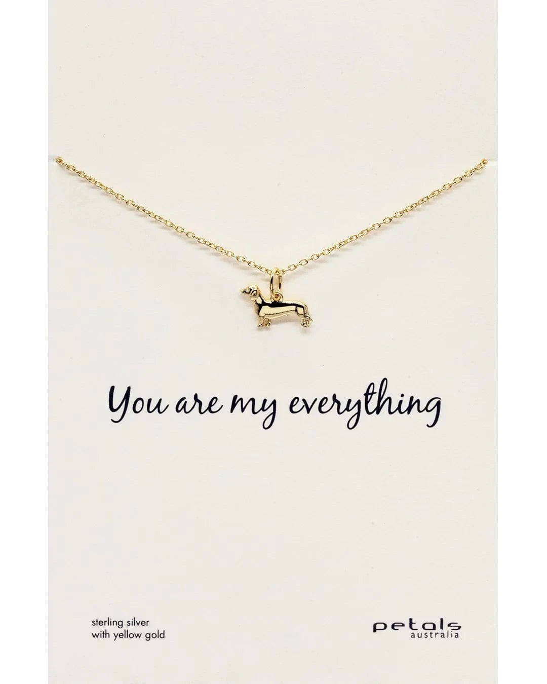 You’re my everything necklaces Doggy gold LittleLintons