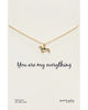 You’re my everything necklaces Doggy gold LittleLintons