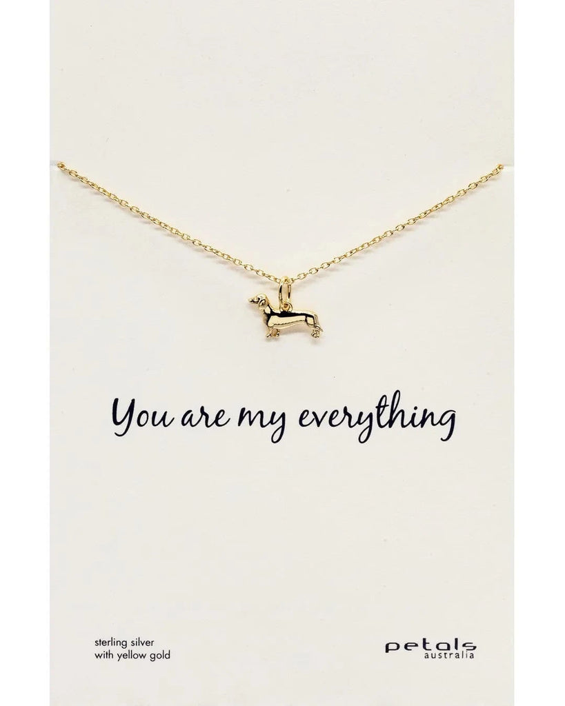 You’re my everything necklaces Doggy gold LittleLintons