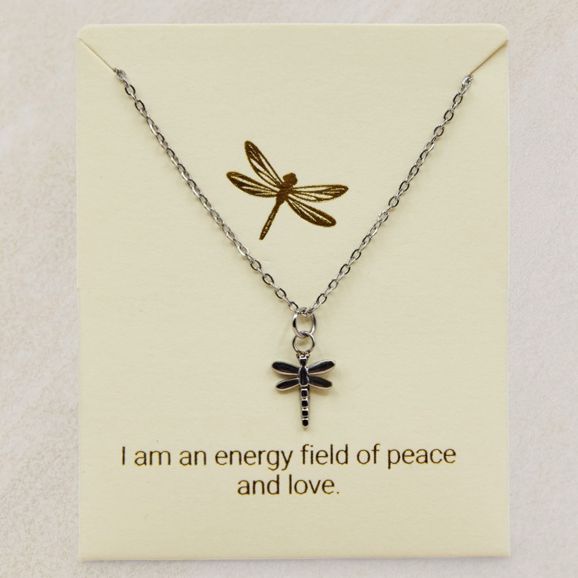 Inspiration necklace Dragonfly silver LittleLintons