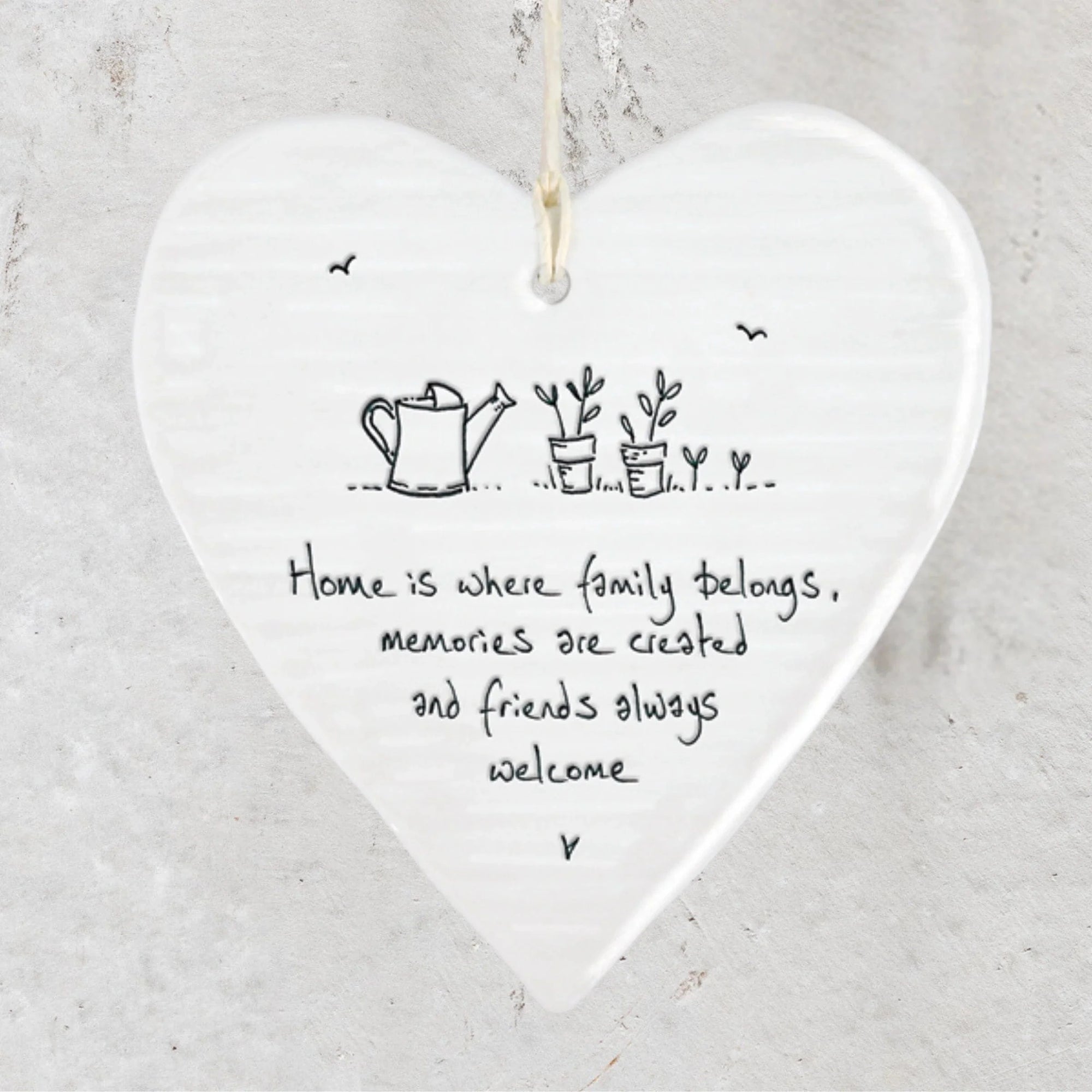 Message hanging decoration Family home LittleLintons