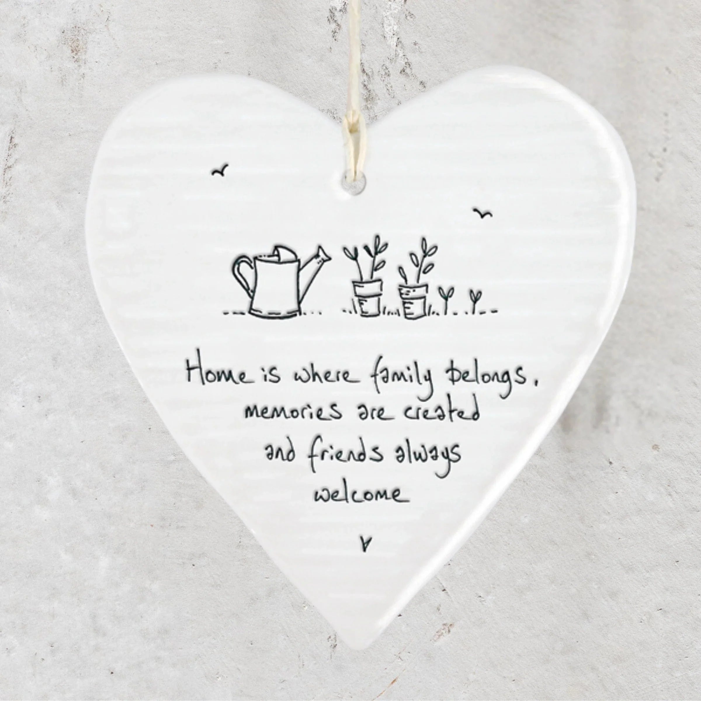 Message hanging decoration Family home LittleLintons