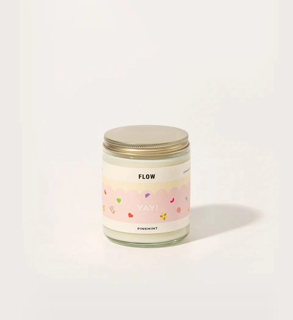 Pink mint Candles Flow LittleLintons