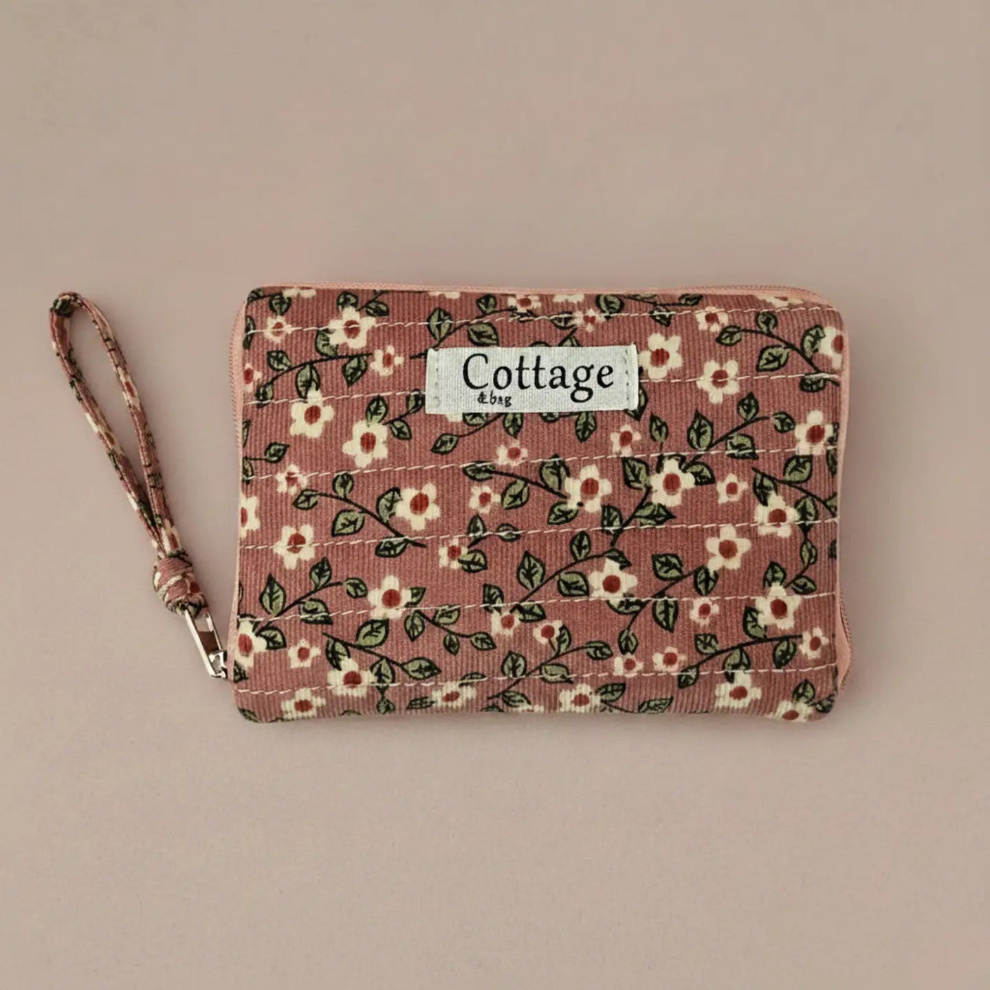 Cotton jewellery purse Flower LittleLintons