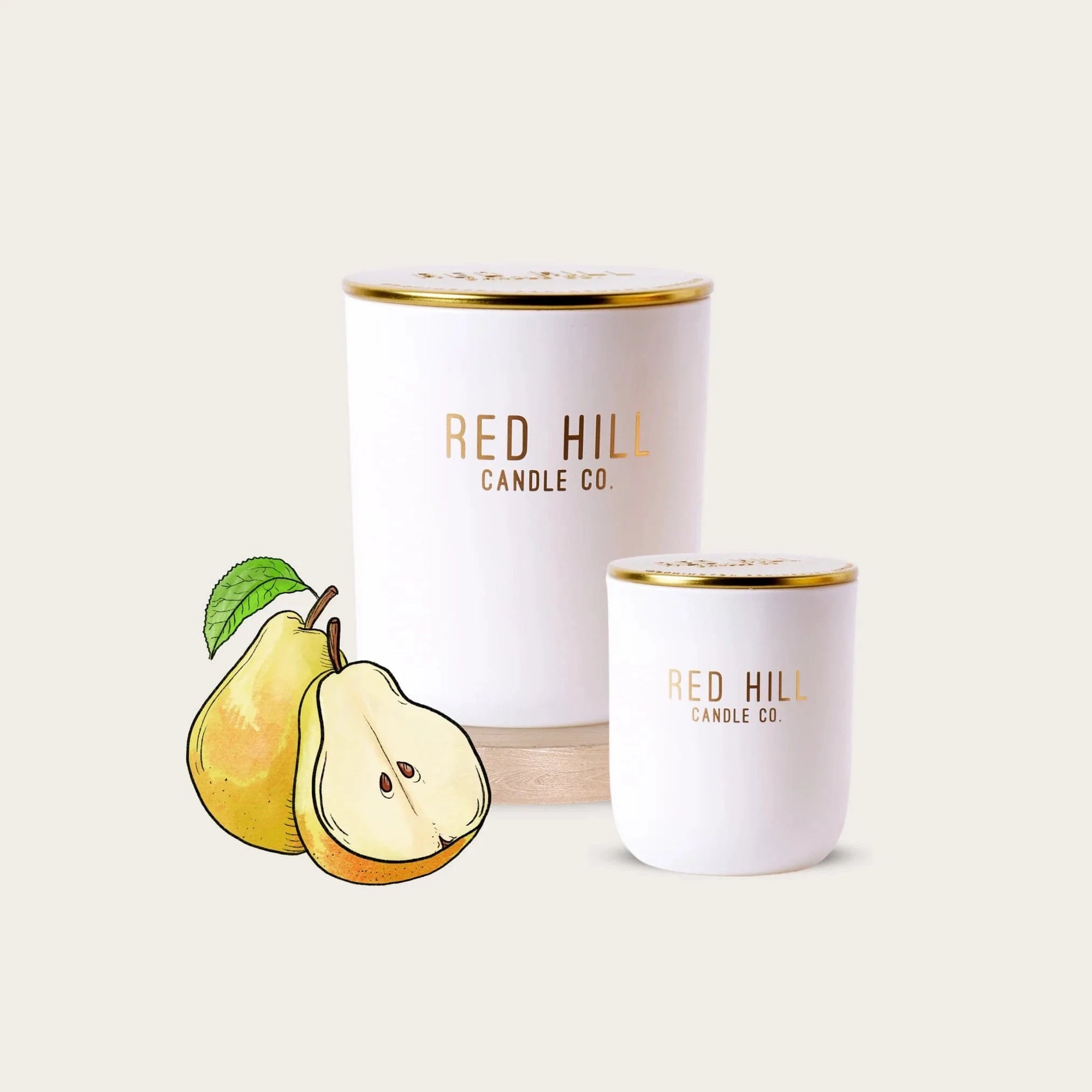 Red hill candle small French pear LittleLintons