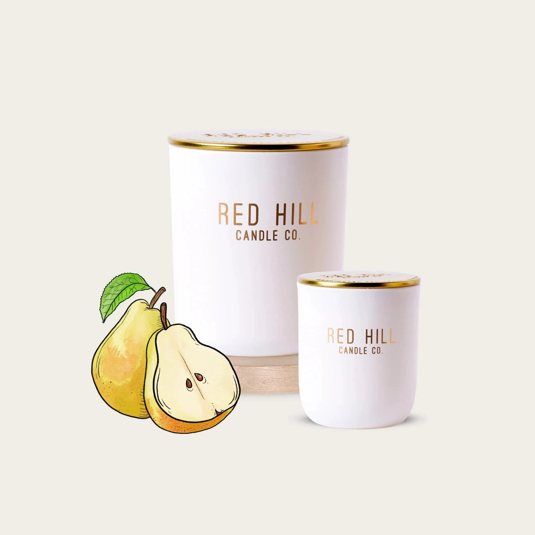 Red hill candle small French pear LittleLintons