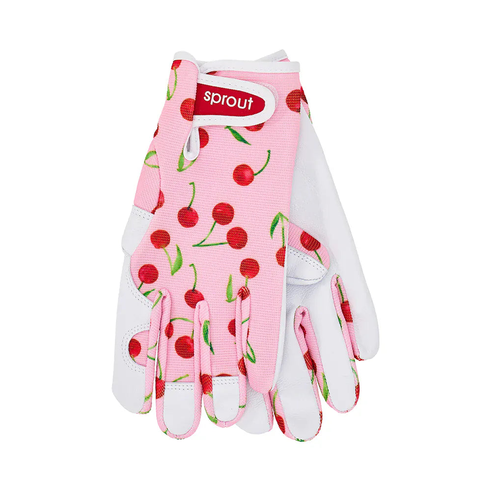 Short Gardening gloves garden Cherry LittleLintons