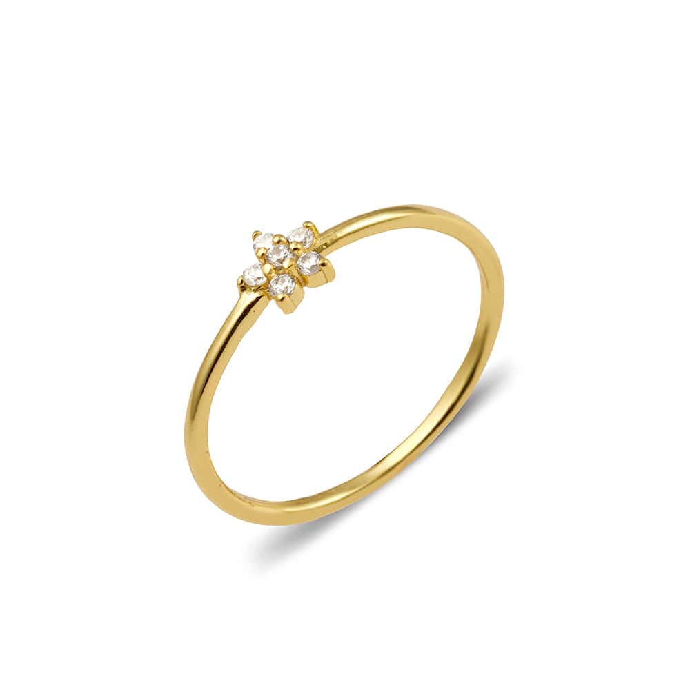 Flower ring Gold 7 LittleLintons