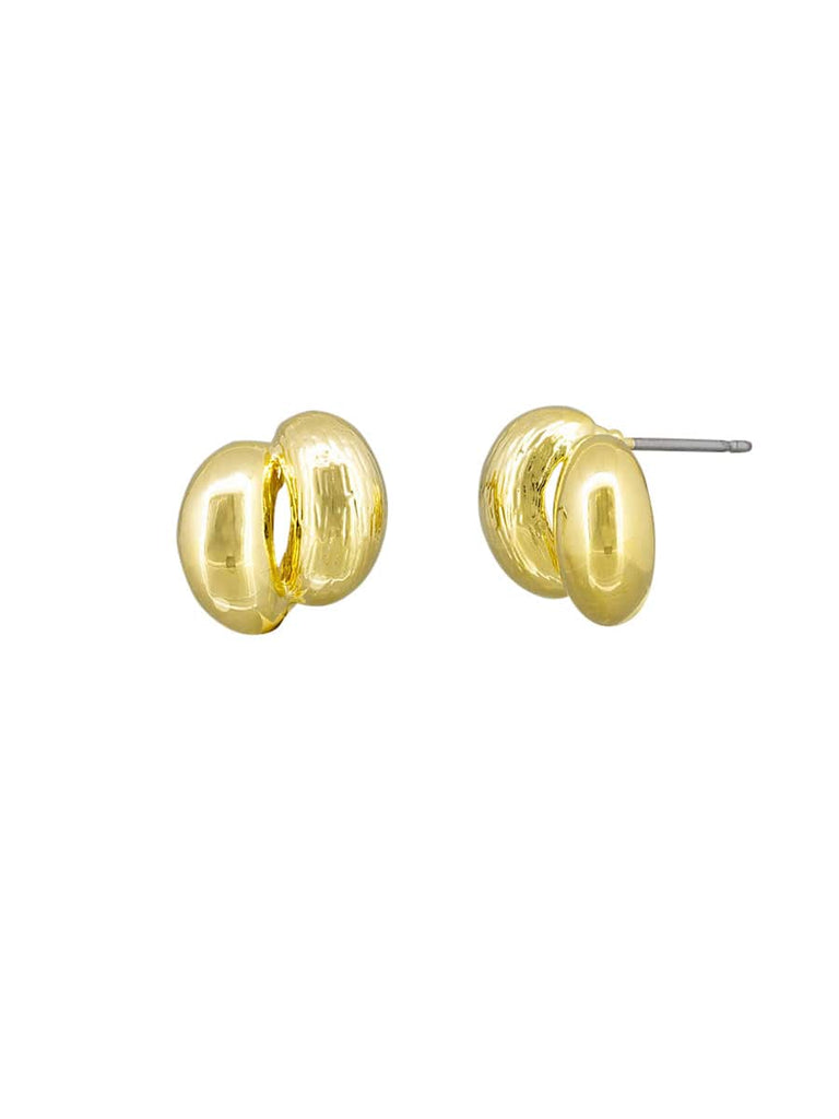 Double pod  Earrings Gold LittleLintons