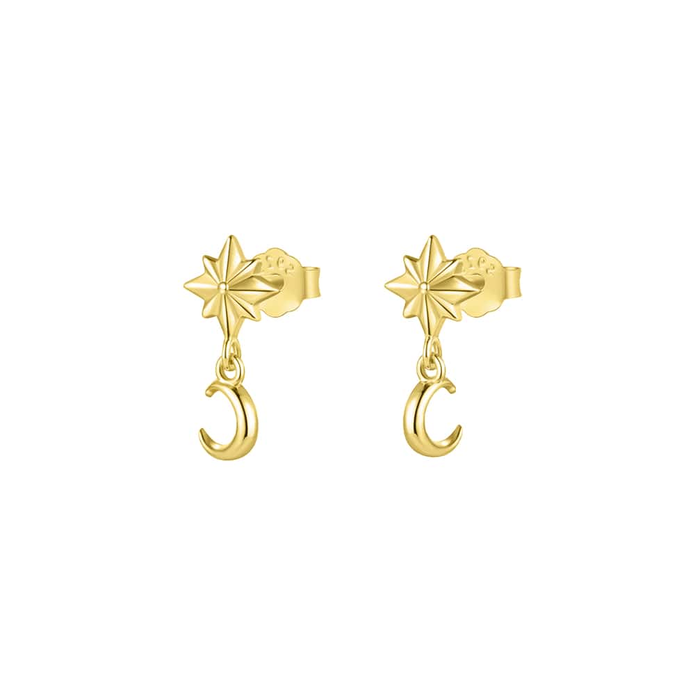 Moon  studs Gold LittleLintons